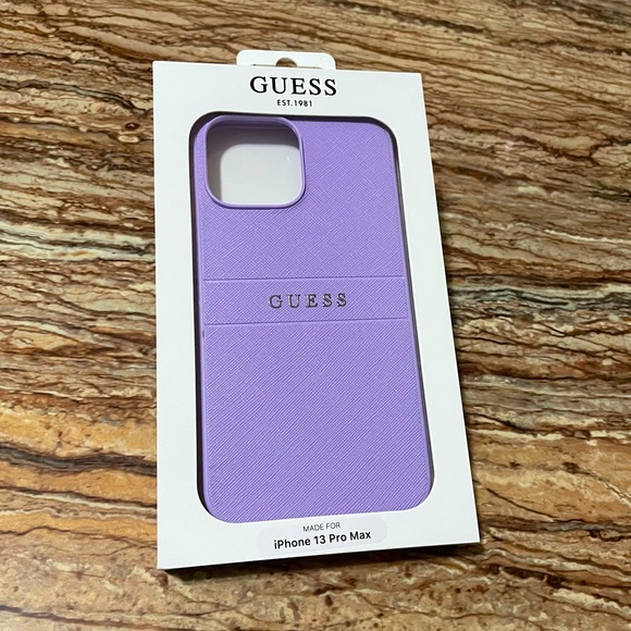 Guess Phonecase Purple IPhone 13 Pro Max Phone Case